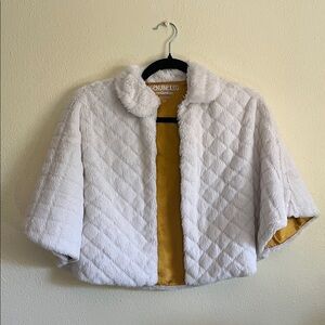 OshKosh B'gosh Cream Quilted Cape